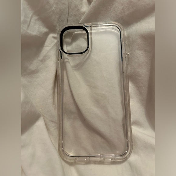 Clear iPhone Cases for 14 Plus/Pro Max with Black Clip Case - Picture 2 of 10